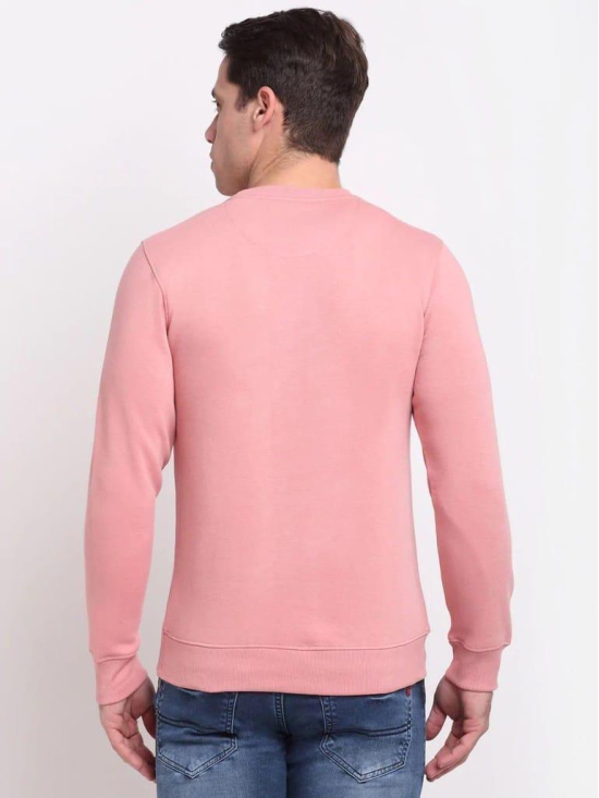 Rodamo  Men Pink Printed Sweatshirt