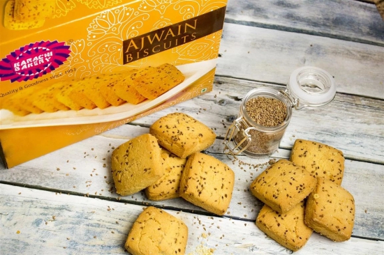 Karachi Bakery Karachi Ajwain Biscuits, 400 Gm