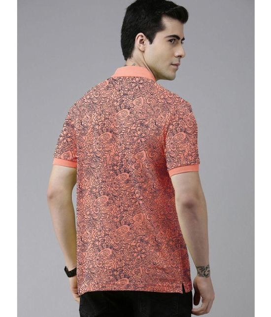 ADORATE - Coral Cotton Regular Fit Men's Polo T Shirt ( Pack of 1 ) - None