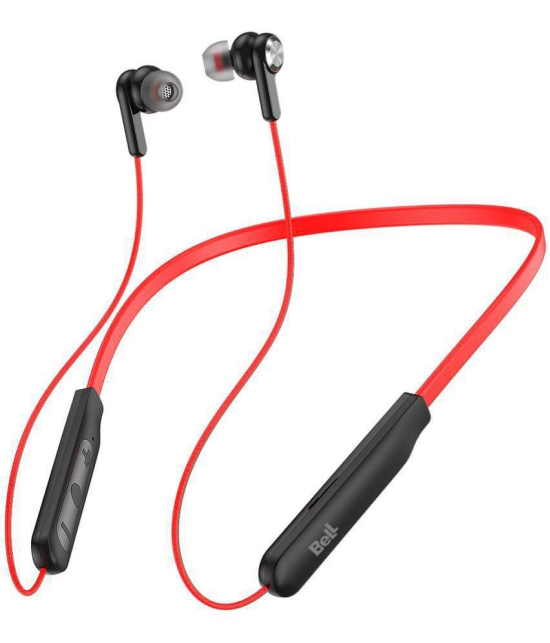 Bell  BLBHS 125  Bluetooth Bluetooth Earphone In Ear Powerfull Bass Red