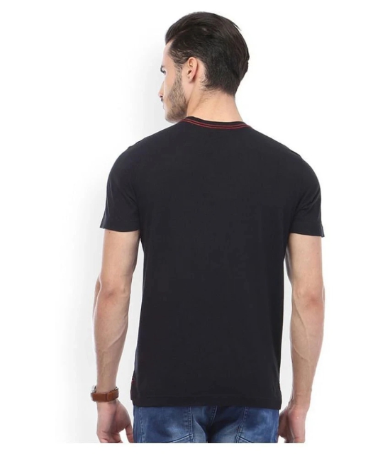 Huetrap - Black Cotton Regular Fit Mens T-Shirt ( Pack of 1 ) - 2XL