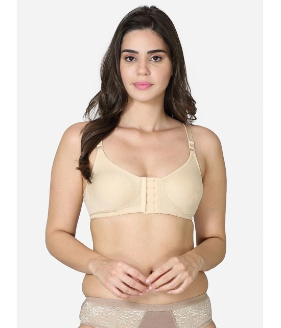 VStar - Beige Cotton Blend Non Padded Womens Everyday Bra ( Pack of 1 ) - None