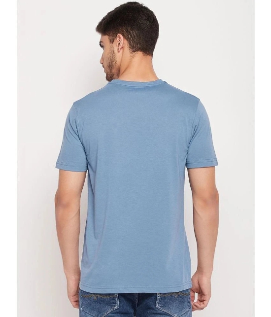 UNIBERRY - Blue Cotton Blend Regular Fit Mens T-Shirt ( Pack of 1 ) - None