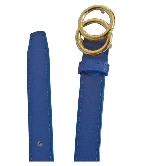 Loopa Blue PU Casual Belt - None