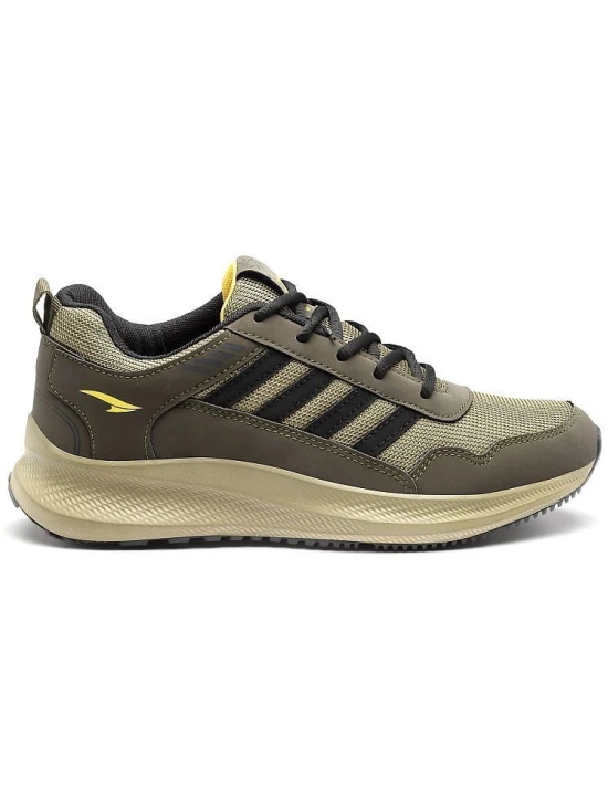 ASIAN BOSS-02 Olive Mens Sports Running Shoes - None