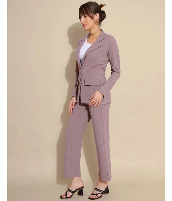 Selvia Mauve Dyed Pant Top Set - None