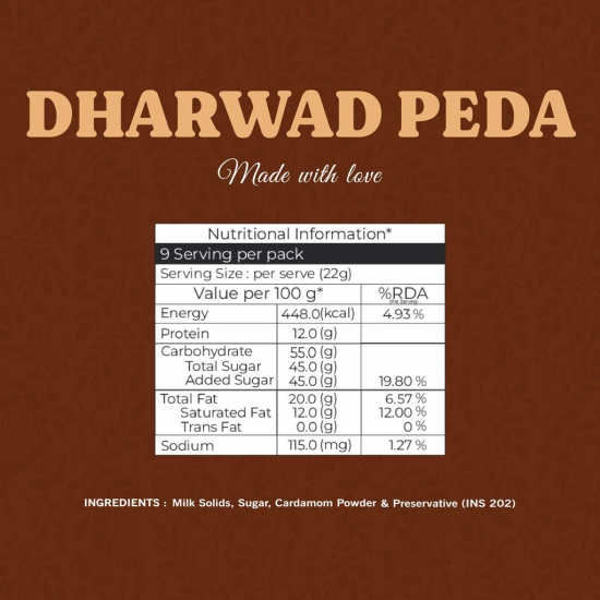 Lynk Dharwad Peda 400 gm - Authentic Indian Sweet Made with Milk Solids. Classic Dharwad Delight for Festive Joy! Perfectly Sweet Moments in Every Piece. Freshness Guaranteed. Order Now!