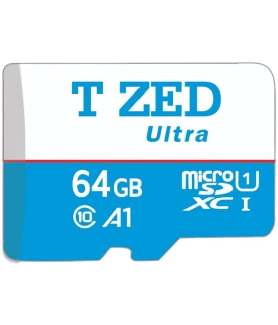 T ZED - 64 GB SD Card 130 - Blue