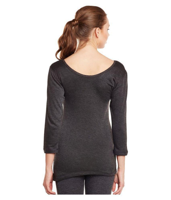 Trendygal Cotton Blend Topwear - Black - None