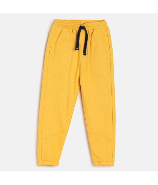 MINI KLUB Yellow Cotton Boys Trackpant ( Pack of 1 ) - None