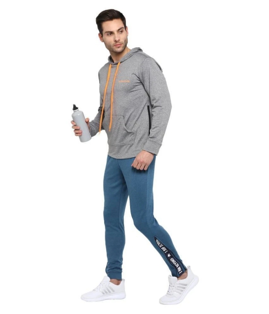 OFF LIMITS Grey Polyester Fleece Sweatshirt - XL