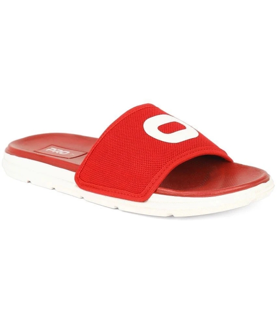 KHADIM Red Slides - None