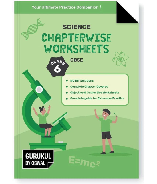 Buy Gurukul Science Chapterwise Worksheets For Cbse Class 6 Exam 2024