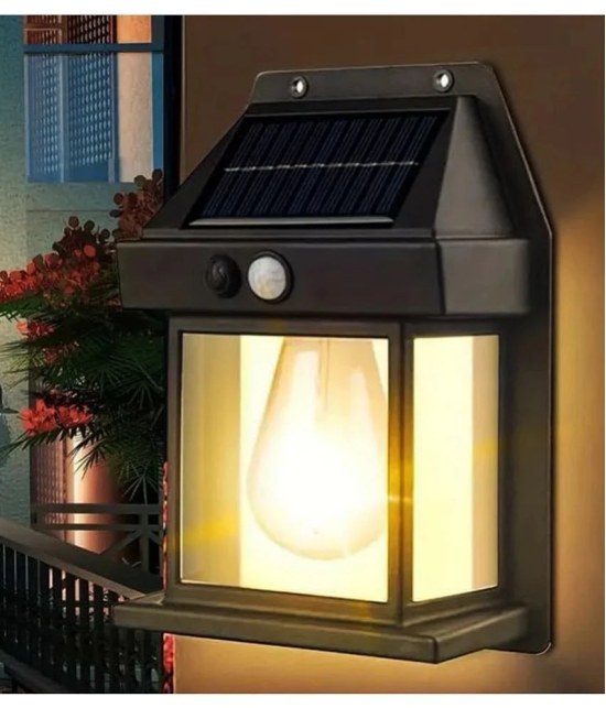 Solar Wall Lights outdoor, Wireless Solar Wall Lantern with 3 Modes & Motion Sensor, Waterproof Exterior Lighting. - Assorted