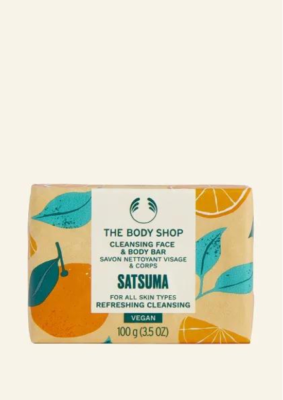 Satsuma Cleansing Face & Body Bar 100G