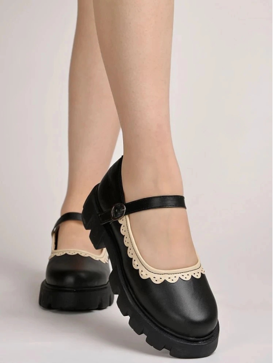 Stylestry Black Womens Casual Ballerinas - None