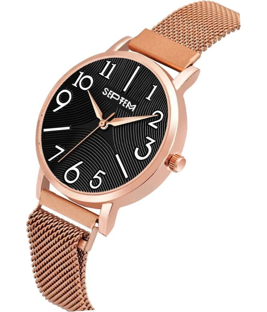 Septem Rose Gold Metal Analog Mens Watch