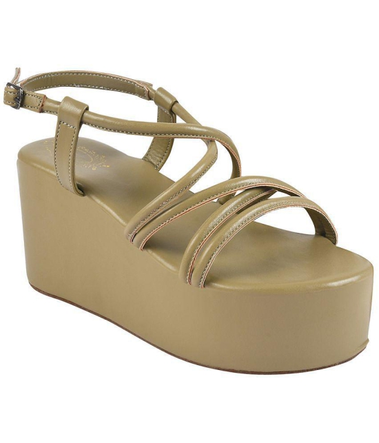 Shoetopia - Green Women''s Sandal Heels - None