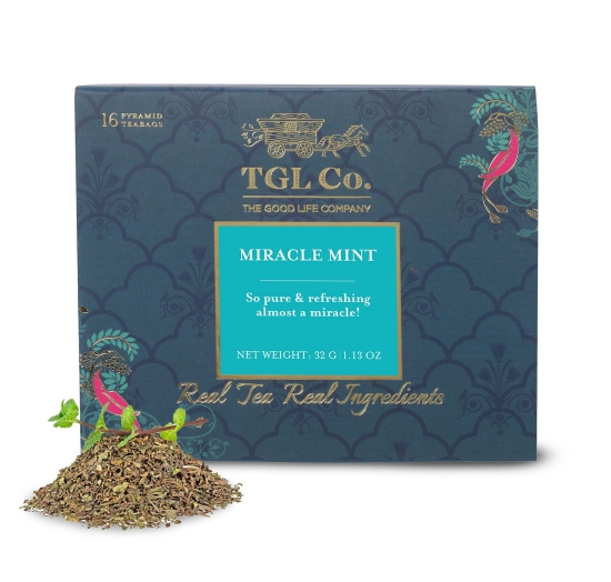 TGL Co. Miracle Mint Tea Herbal Tea 16 Tea Bags-TGL Co. Miracle Mint Tea Herbal Tea 16 Tea Bags