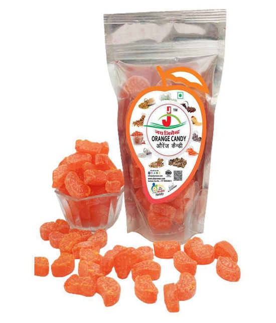 Jai Jinendra ORANGE CANDY Candy Drops 200 gm