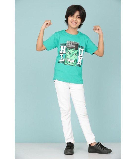 Rydho - Green Cotton Boy's T-Shirt ( Pack of 1 ) - None