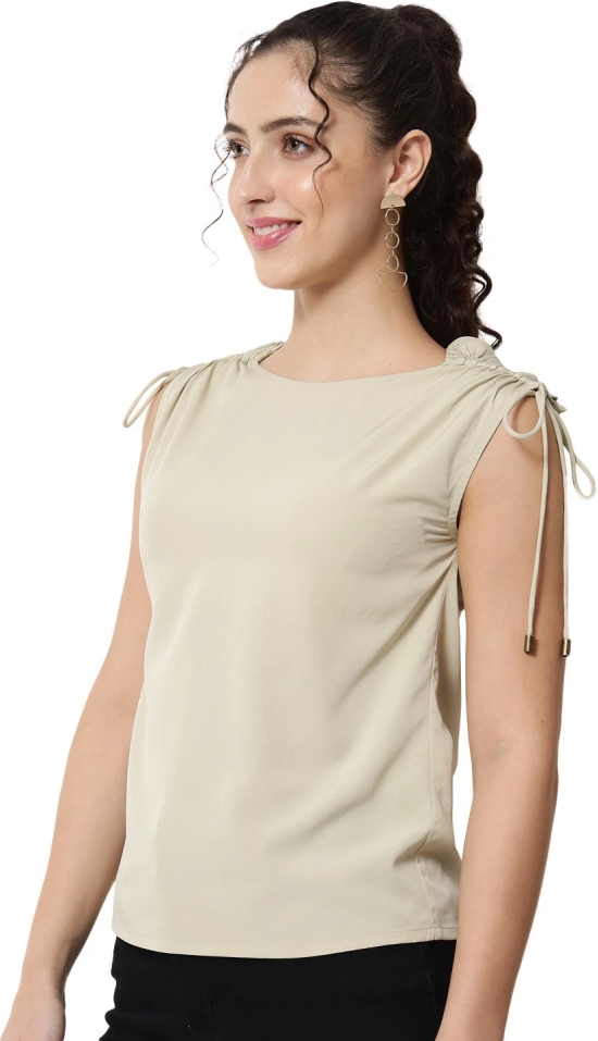 ALL WAYS YOU Women Top Crepe fabric  Light Green XL