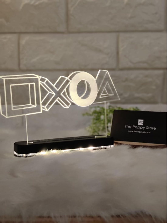 Playstation Led Plaque with Led Stand