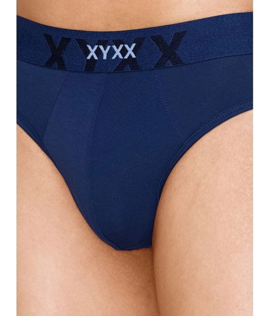 XYXX - Blue Cotton Mens Briefs ( Pack of 1 ) - None