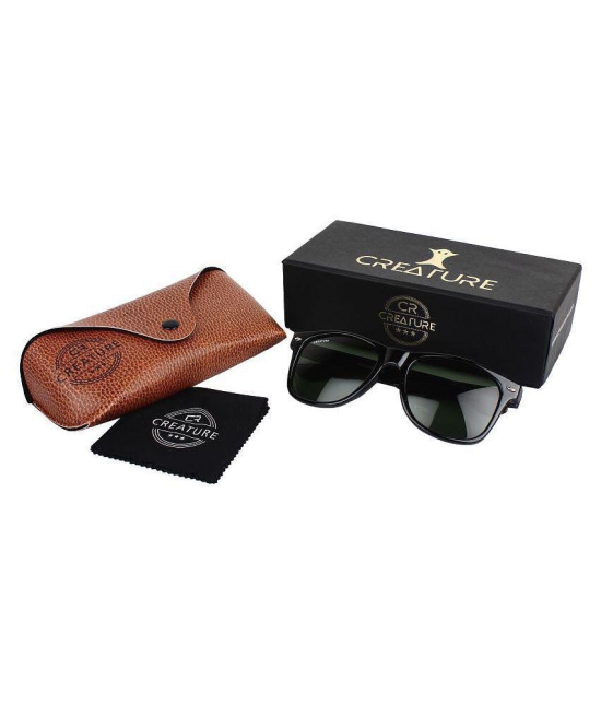 Creature - Green Square Sunglasses ( SUN-103 ) - Medium