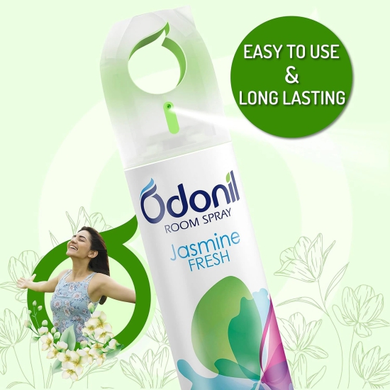 Odonil Room Air Freshner Spray, Jasmine Fresh - 220 ml