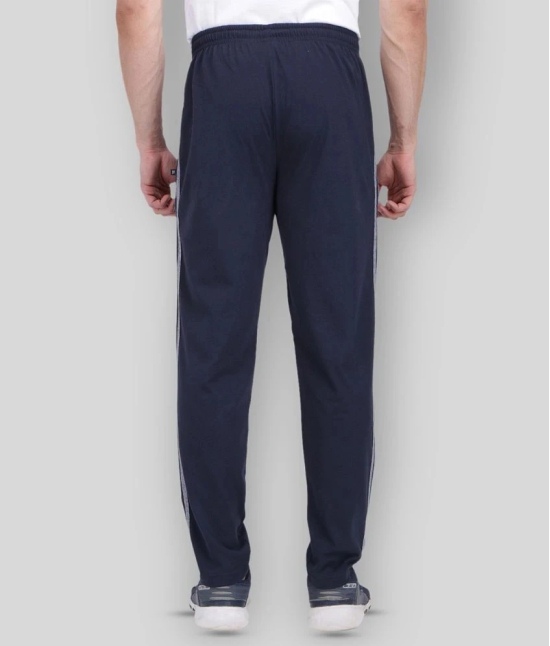 Neo Garments - Navy Blue 100% Cotton Mens Trackpants ( Pack of 1 ) - 4XL