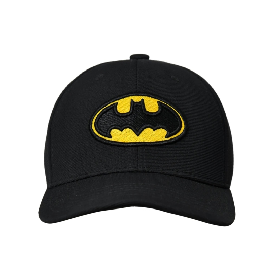 BZ Headwear Batman Logo Hip Hop Cap For Men In Black-(Pack of 1/1U)-Black / 1 N