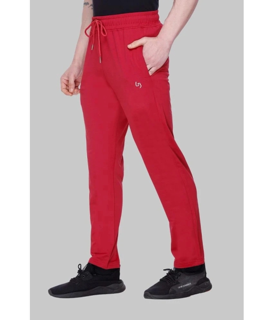 LEEBONEE Maroon Polyester Blend Mens Trackpants ( Pack of 1 ) - None