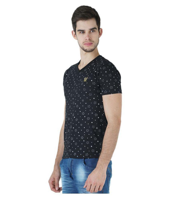 Vimal Jonney Black Half Sleeve T-Shirt - XL