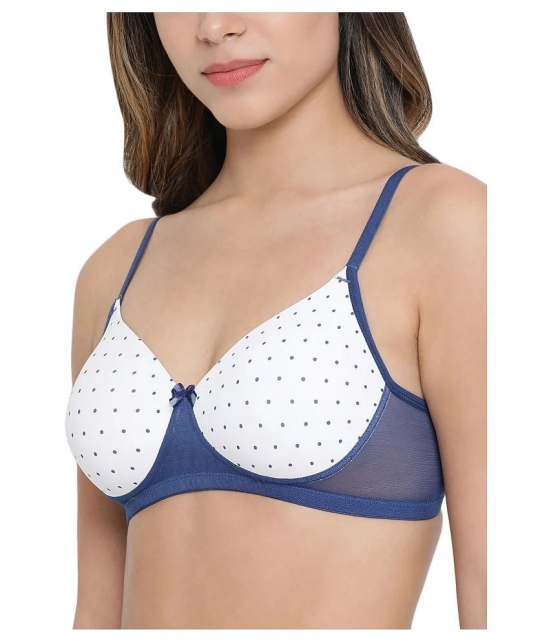 Clovia Polyamide T-Shirt Bra - White - 34C