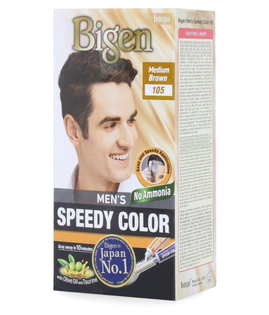 Bigen MenS Speedy - 105 Temporary Hair Color Light Brown Medium Brown 40 g