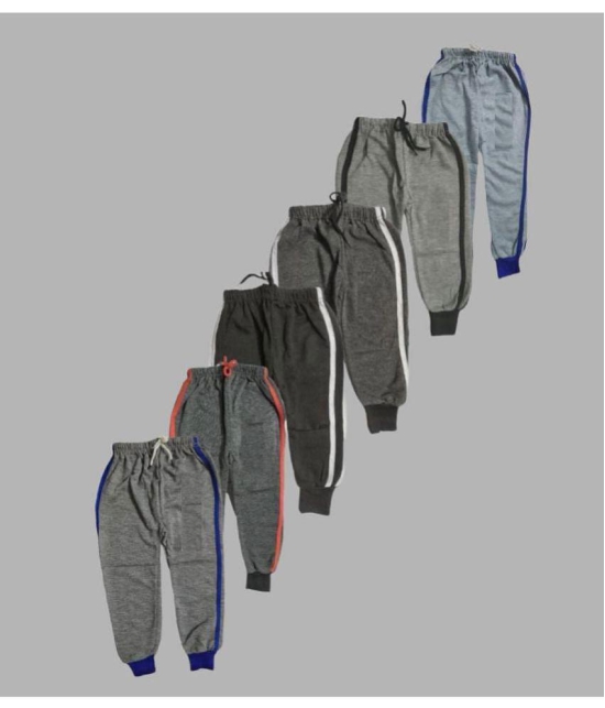 PENYAN - Multicolor Polyester Boys Trackpant ( Pack of 6 ) - None