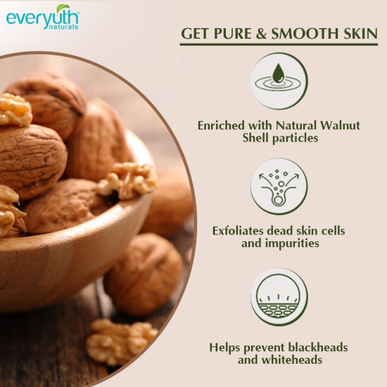 Everyuth Naturals Exfoliating Walnut Scrub, 200 G, Tube