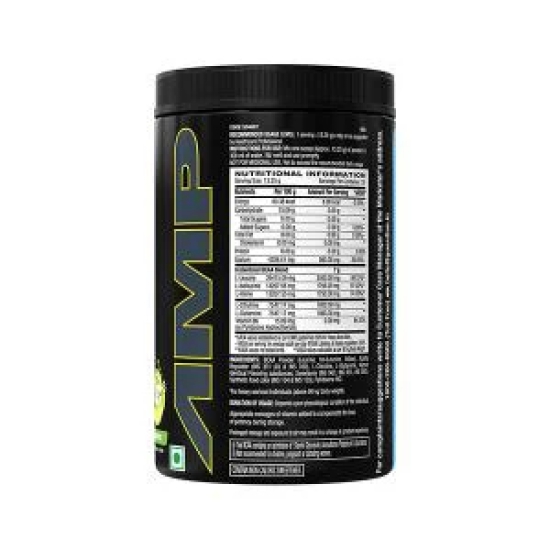 GNC AMP Gold Series BCAA Advanced Green Apple 400g