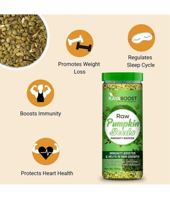 KAYABOOST Pumpkin Seeds Loaded with Fiber and Protein Rich Superfood, Pack of 2 (400 g)