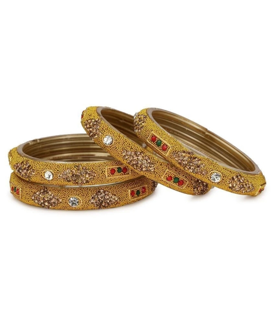 Somil Designer Wedding Fancy Glass Bangle Set For Party, Marriage, Function And Daily Use - None