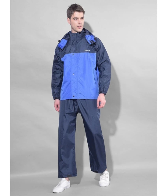 Dollar Blue Polyester Mens Rain Suit ( Pack of 1 ) - 2XL