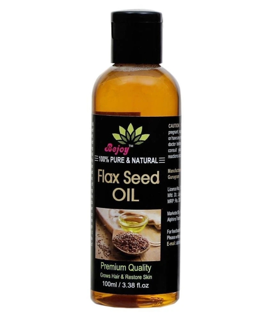 BEJOY 100% Pure And Natural Flaxseed  Hair Oil 100 mL