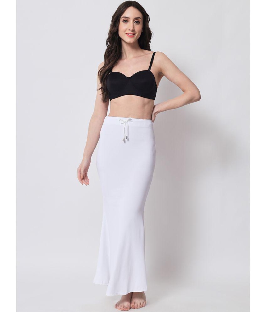 SELETA - White Saree Shapewear Cotton Womens Shaping  Bottoms ( Pack of 1 ) - None