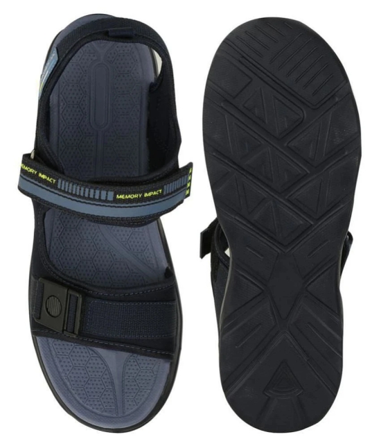 Campus Navy Synthetic Floater Sandals - None