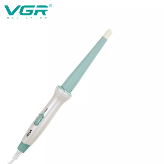 VGR V-596 Hair Curler Iron For Women Green-VGR V-596 Hair Curler Iron For Women, Green