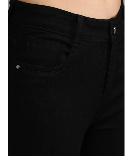 ICONIC ME - Black Denim Slim Fit Womens Jeans ( Pack of 1 ) - None