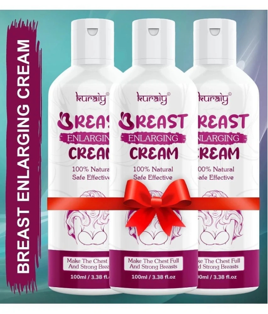 KURAIY Breast Tightening and Lifting Breast Enhancement Cream 100ml Pack Of 3