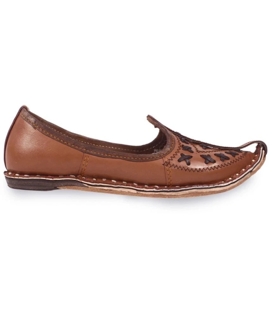 Anjaneya Creations Brown Mens Jutti - None