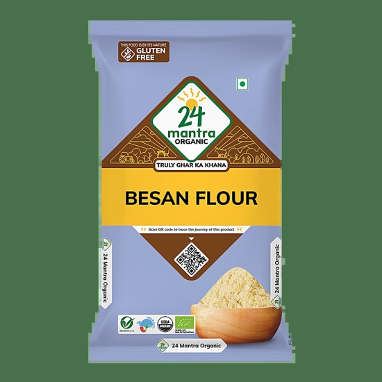 24 Mantra Besan (Gram), 500 Gm